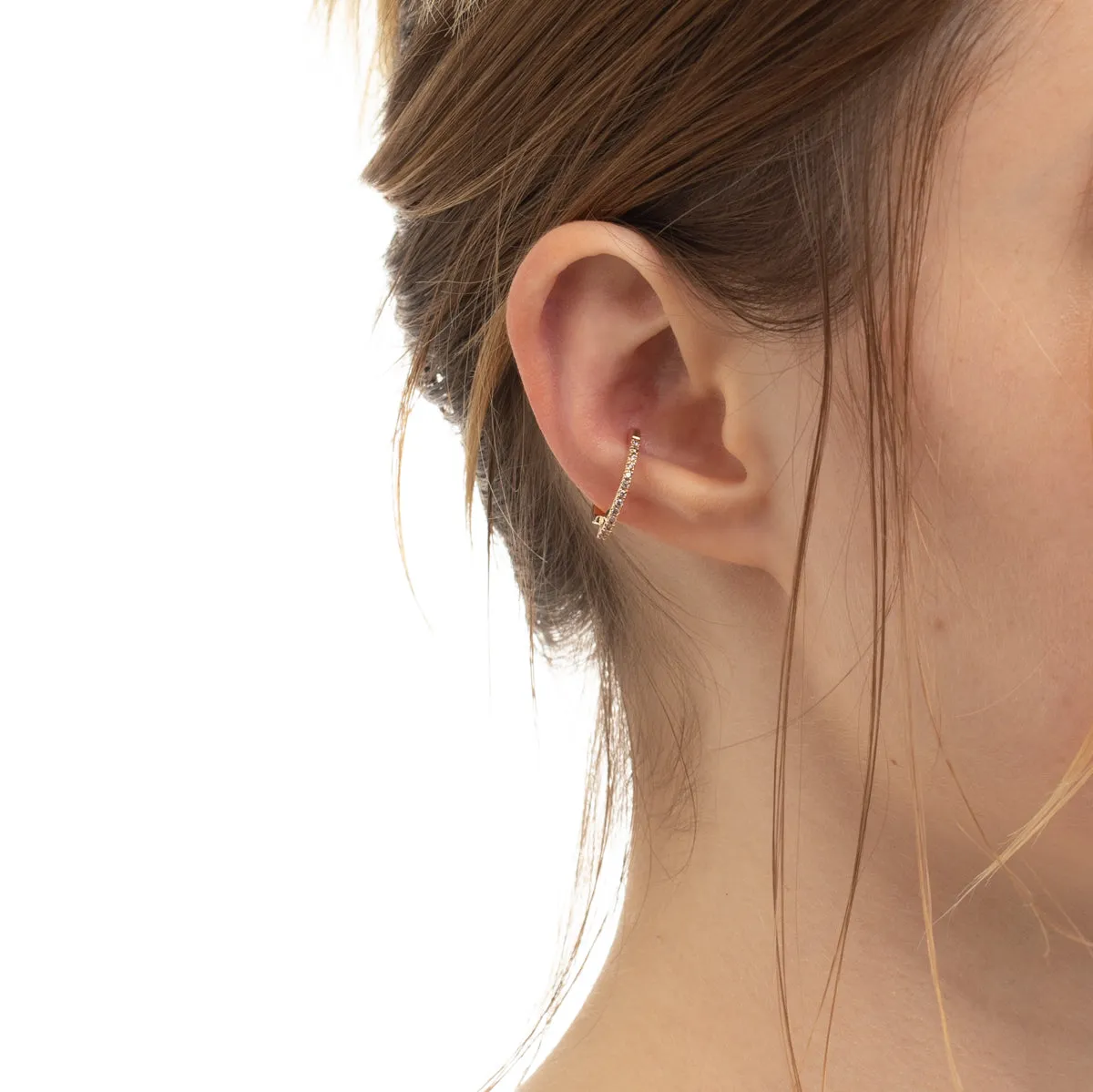 "Beluga" Diamond Ear Cuff