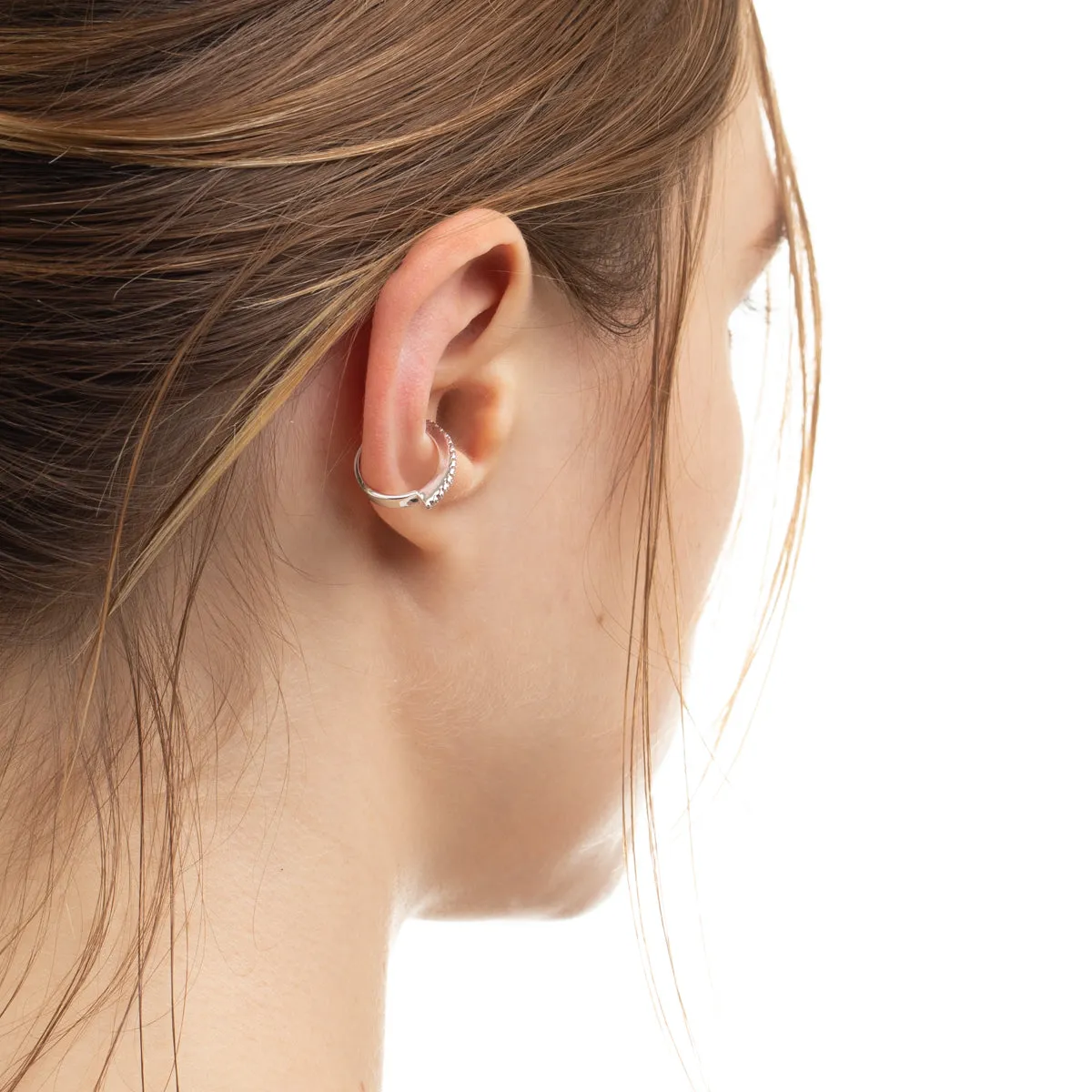 "Beluga" Diamond Ear Cuff