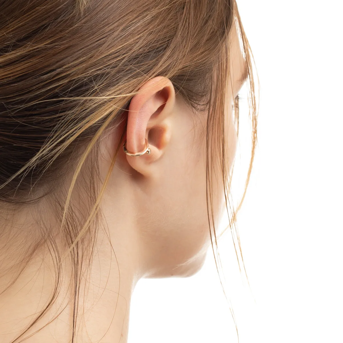 "Beluga" Diamond Ear Cuff