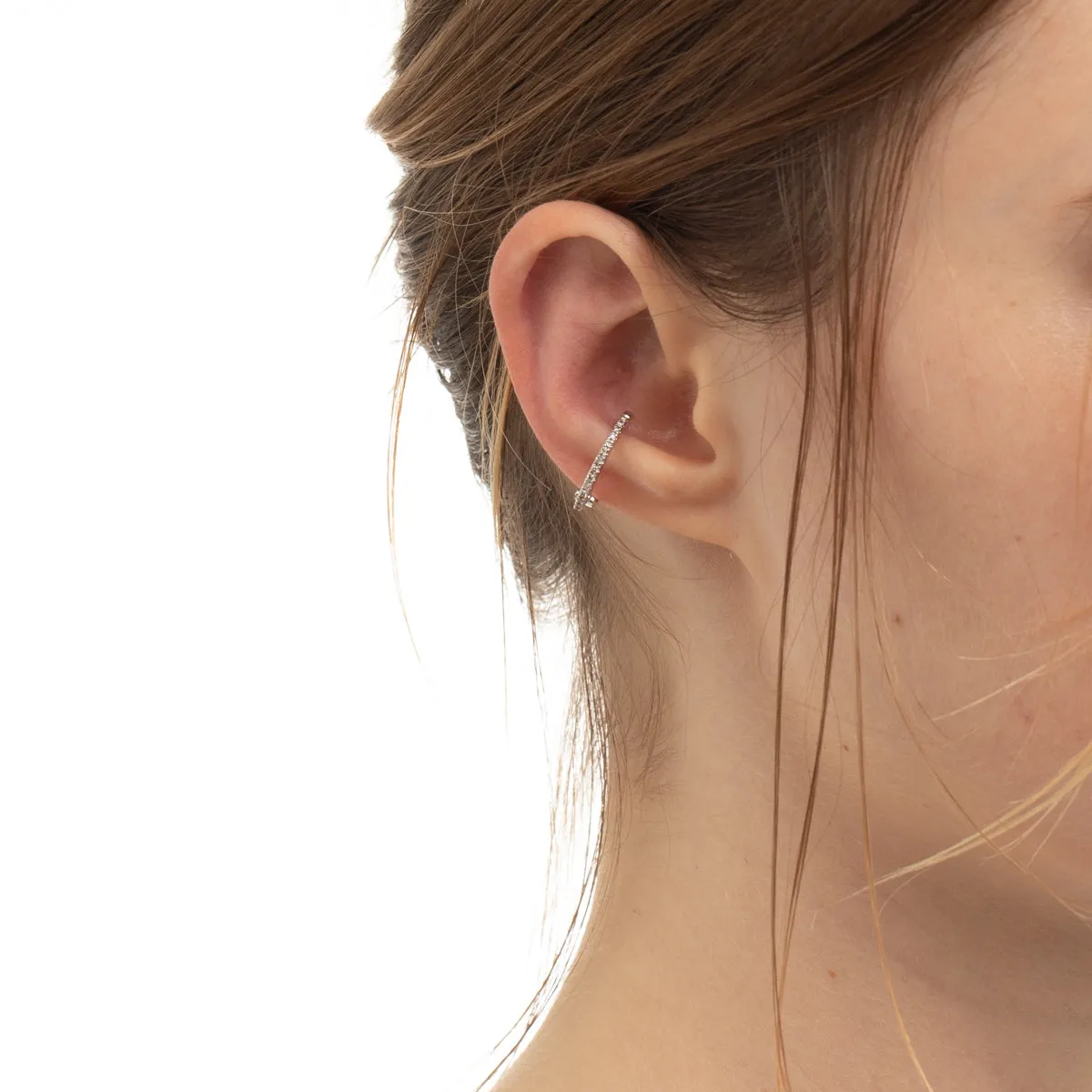 "Beluga" Diamond Ear Cuff