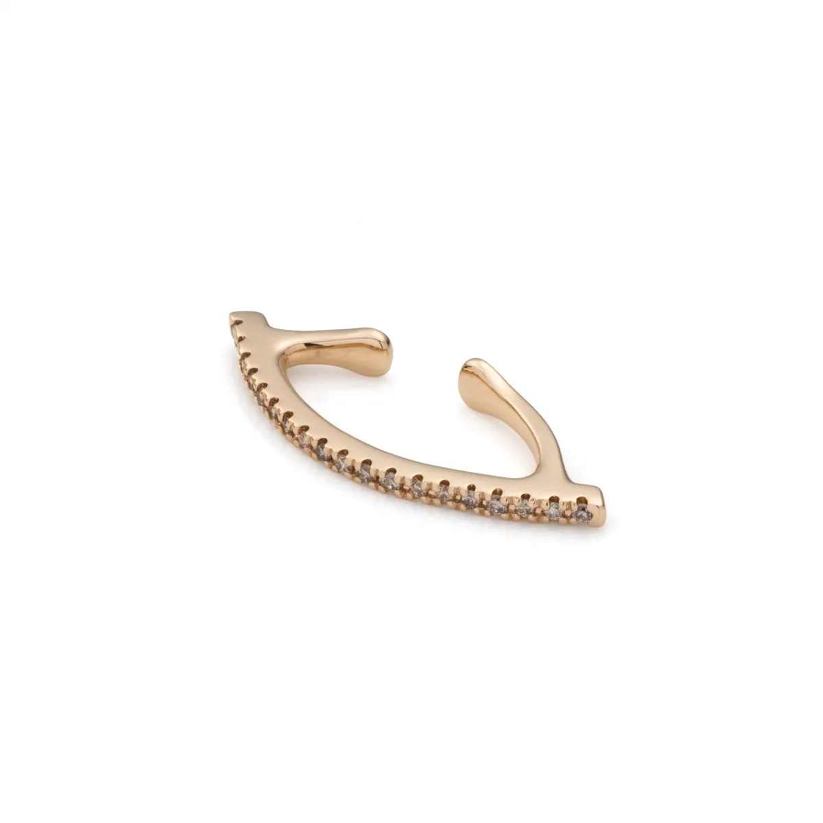 "Bow" Diamond Ear Cuff