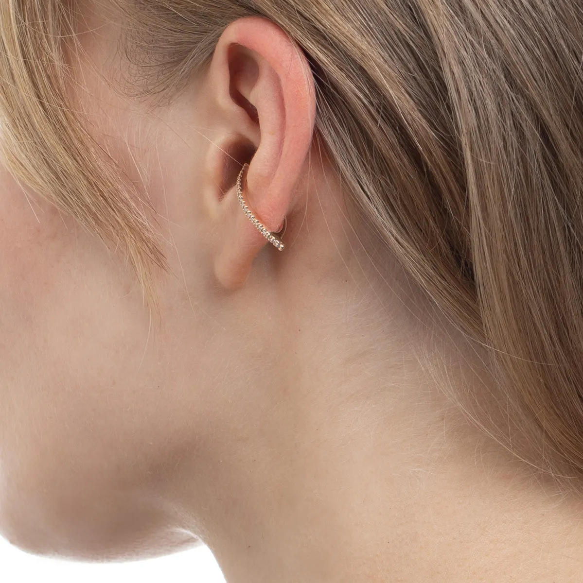 "Bow" Diamond Ear Cuff