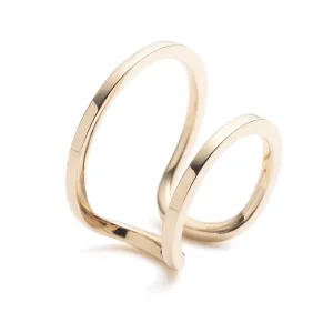 "Manhattan" Double Line Ear Cuff
