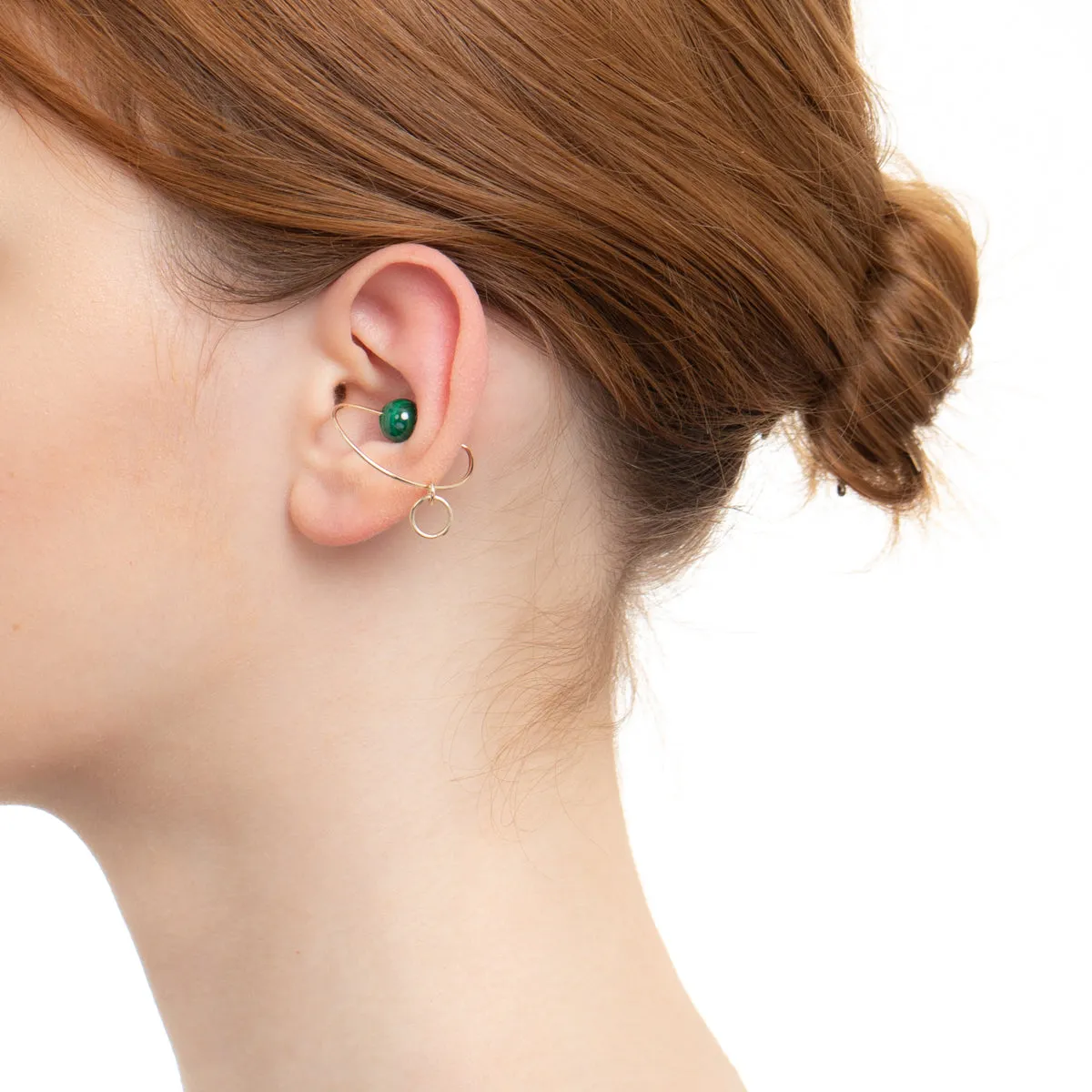 "Miró" Malachite Ear Cuff