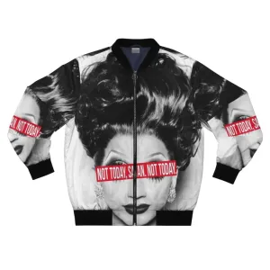 "Not Today, Satan. Bomber Jacket for Drag Race Fans"