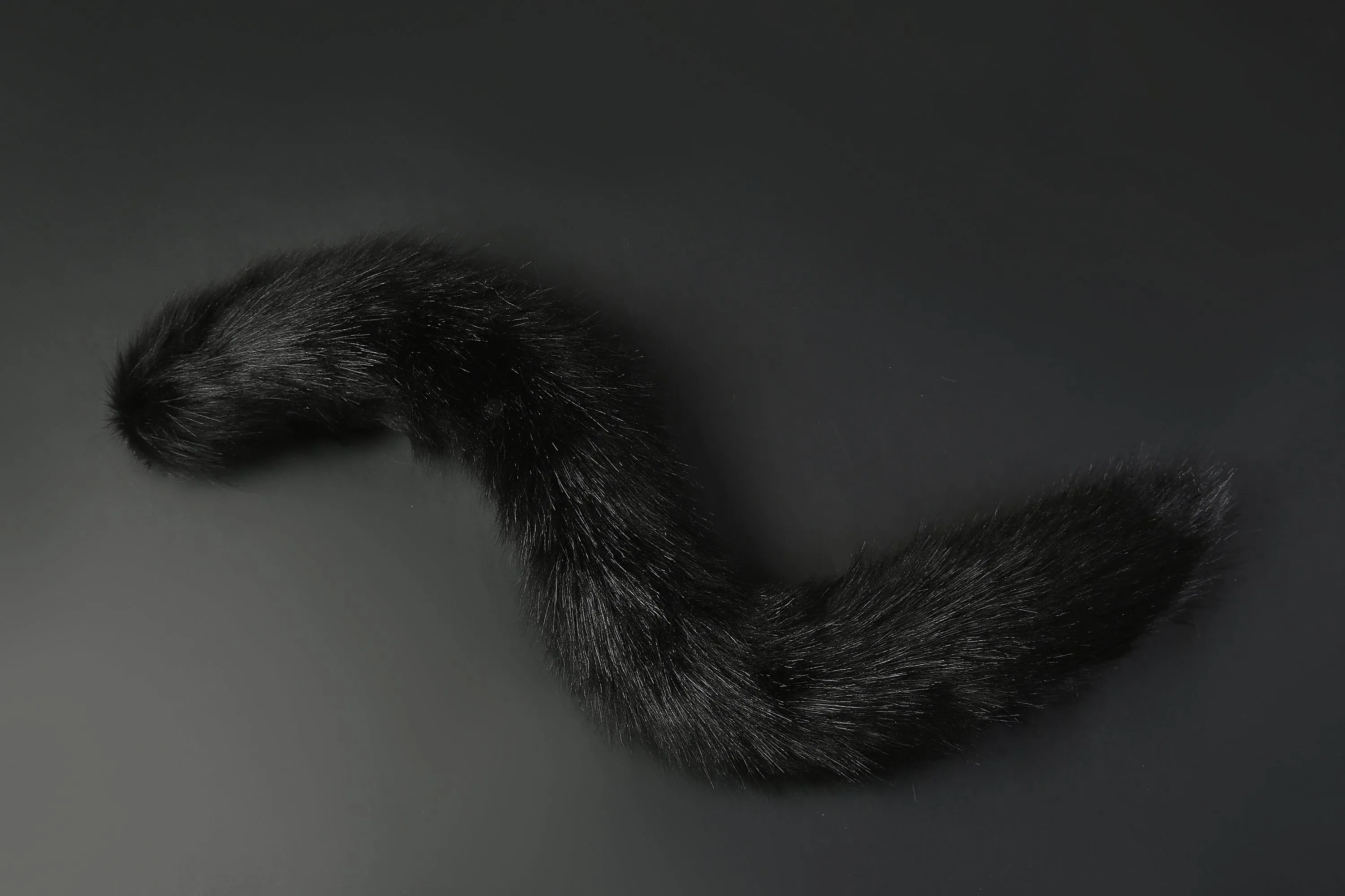 Realistic Black Kitten Ear and Tail set Black Kitten Ears and Tail Cat Ear Headband Animal Ear and Tail Plug Set Christmas Gift Mature