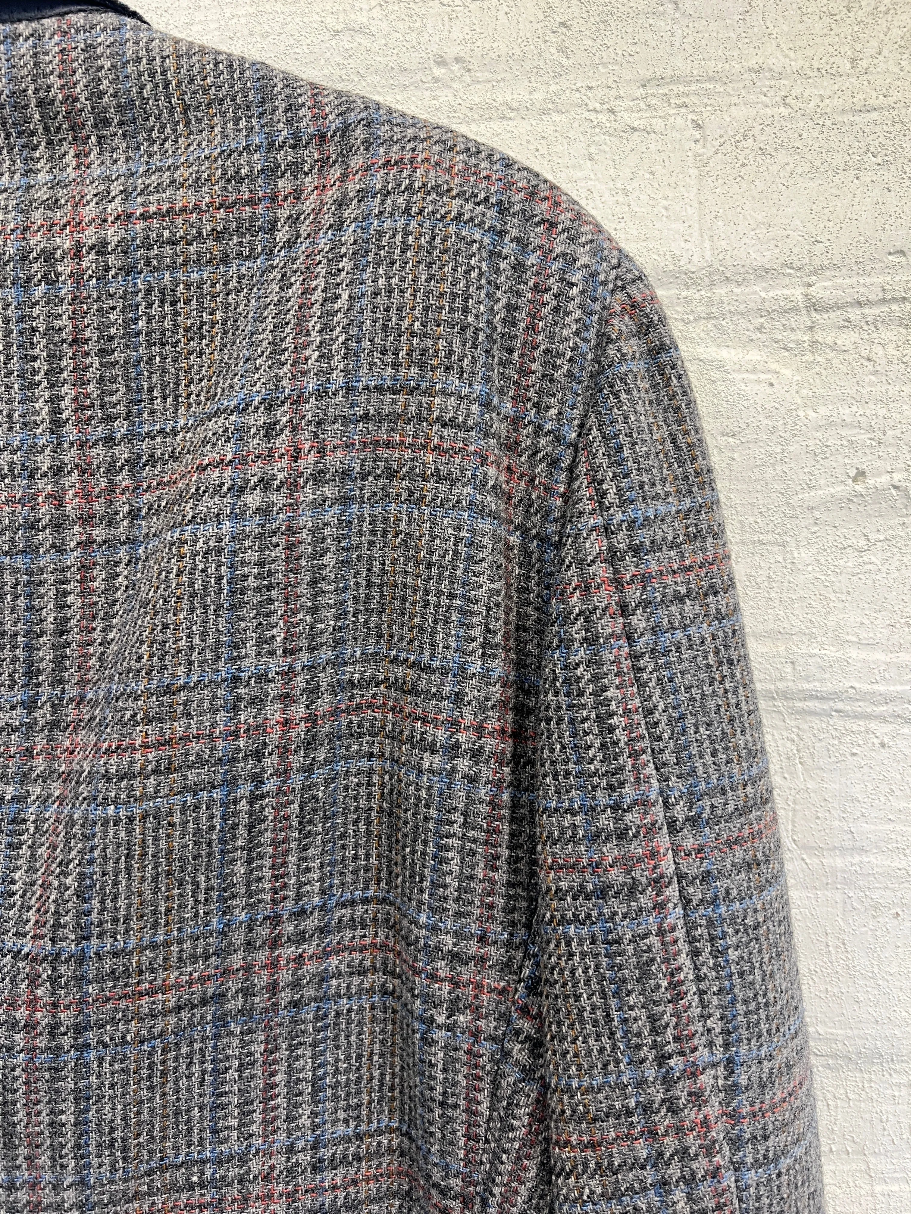 Reed Gray Plaid Blazer - Vintage/ Used
