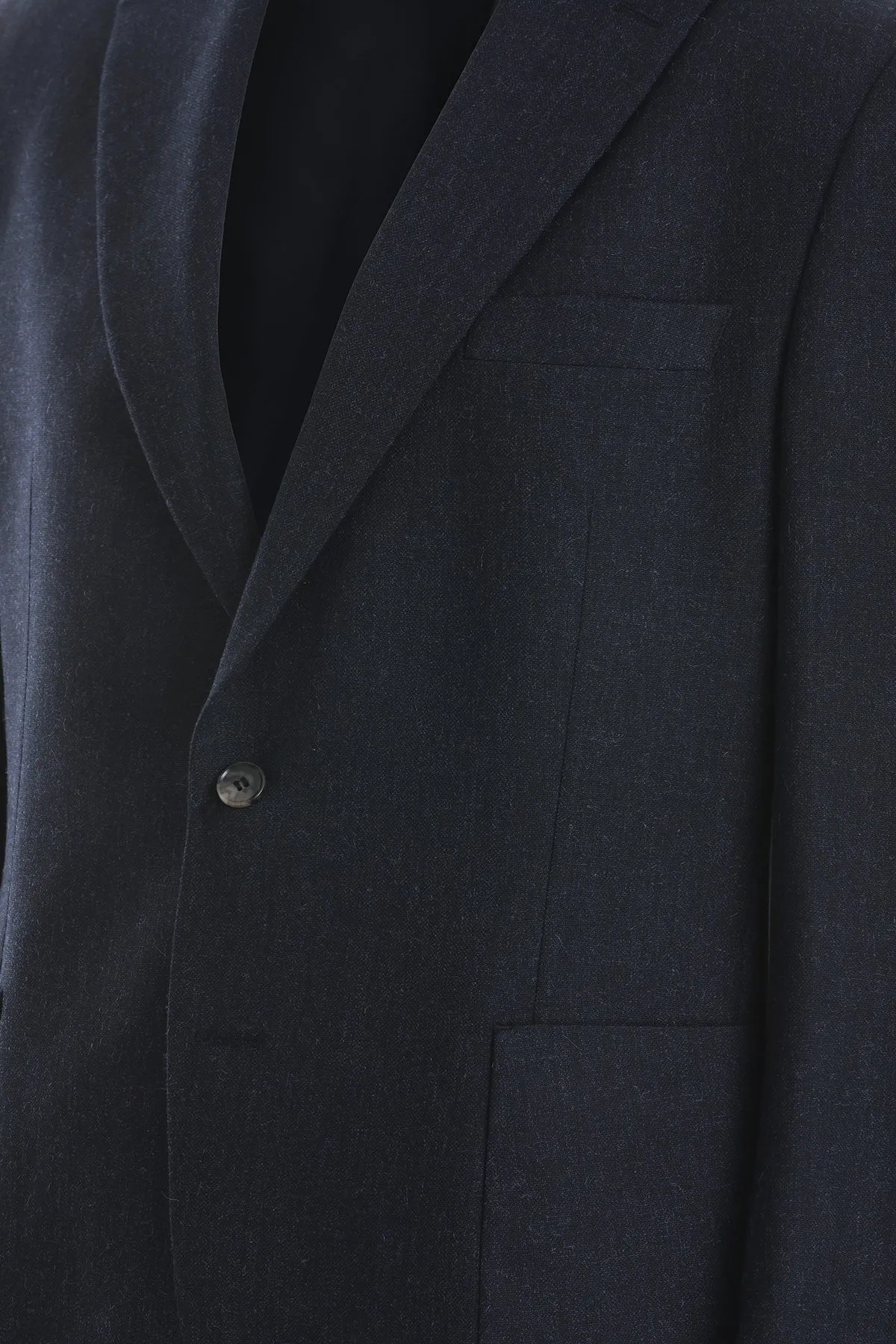 Regular Fit Navy Notch Lapel Casual Blazer