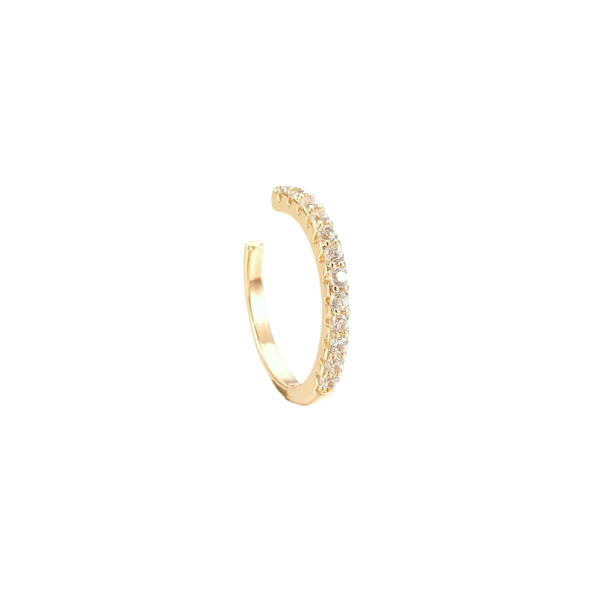 Rhinestone Ear Cuff in Gold and Silver