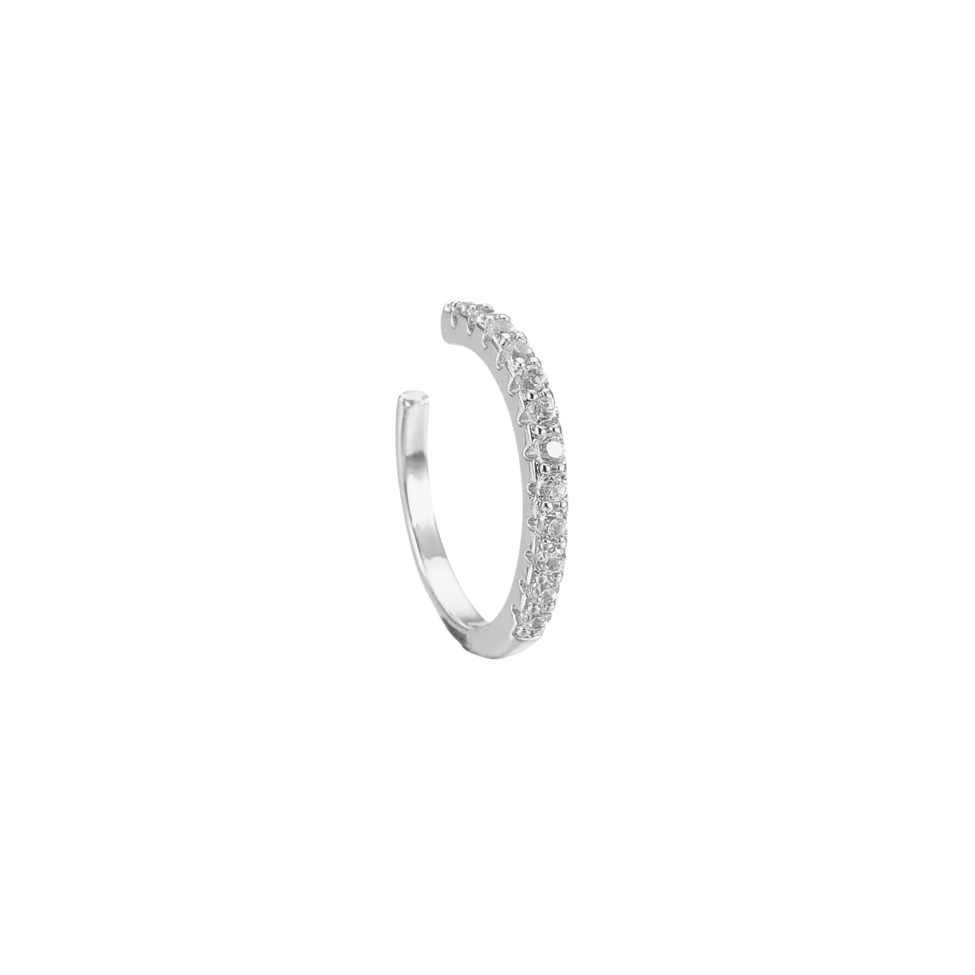 Rhinestone Ear Cuff in Gold and Silver