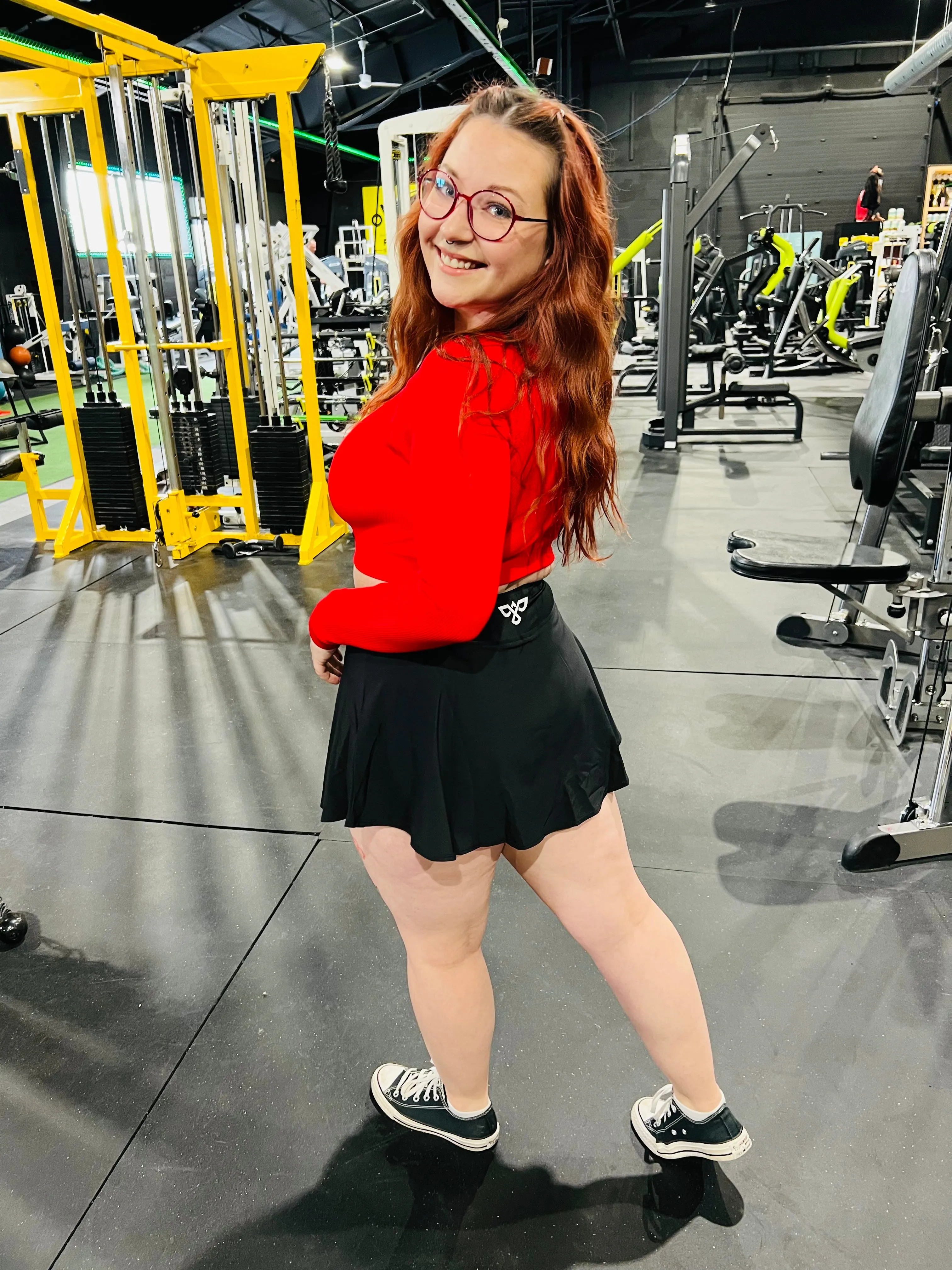 RISE long sleeve crop shirt