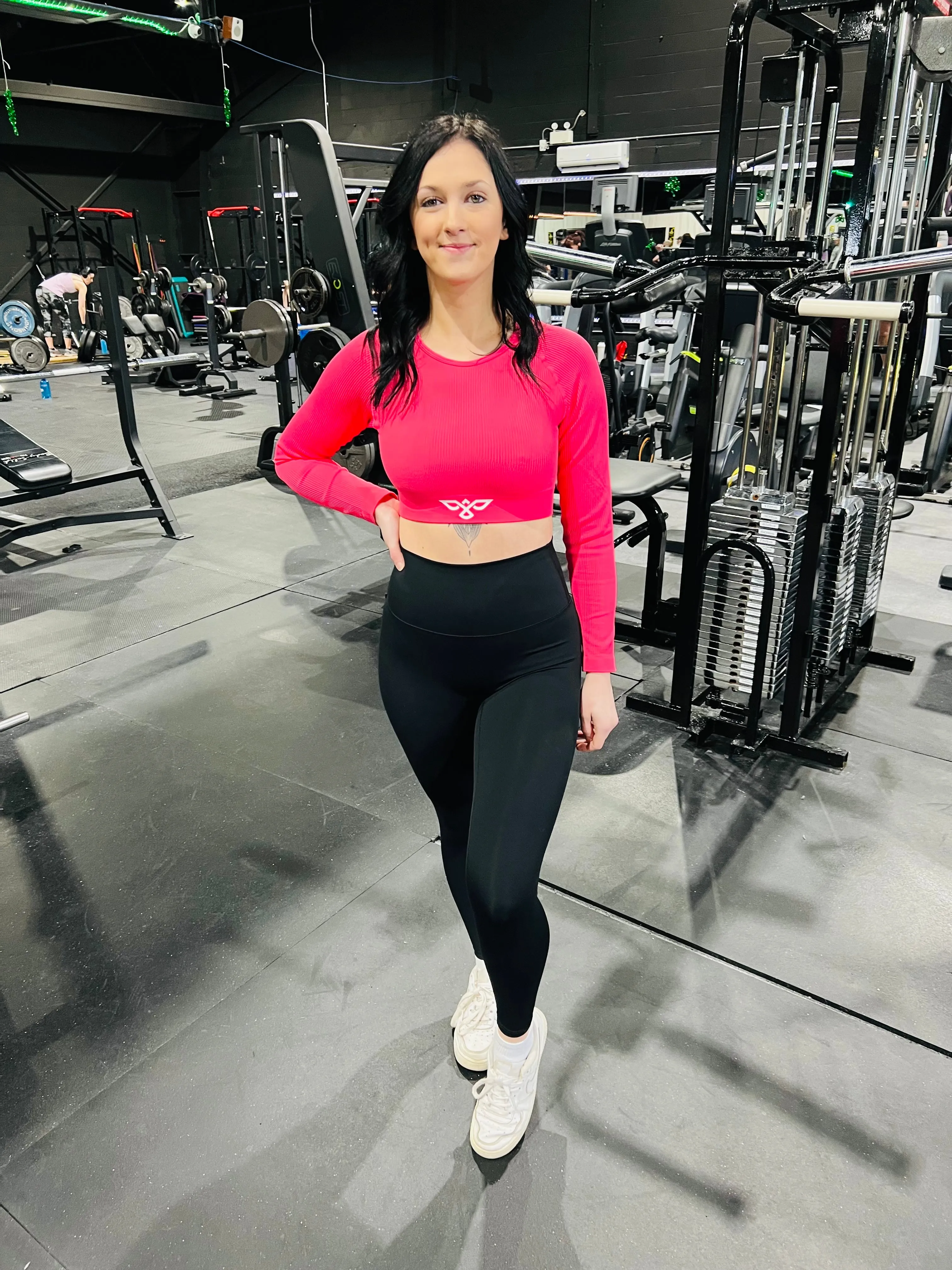 RISE long sleeve crop shirt