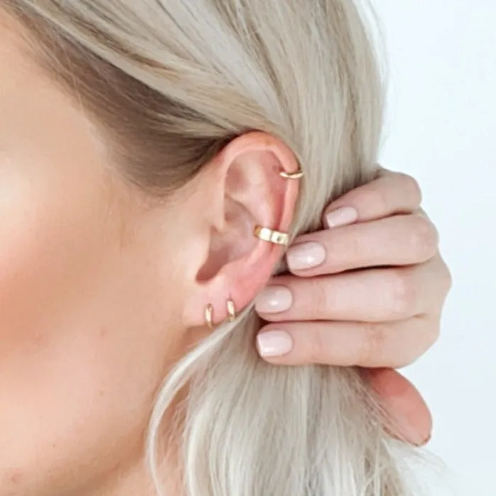Roset Gold Label "Chicago" Flat Ear Cuff