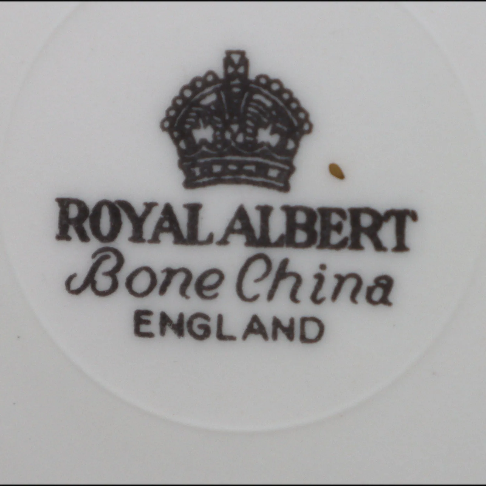 Royal Albert ROA47 Cream Soup Bullion Bowl Set Gold Laurel Vintage 1960's