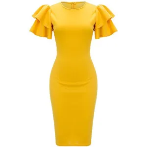 Ruffle Bodycon Dress