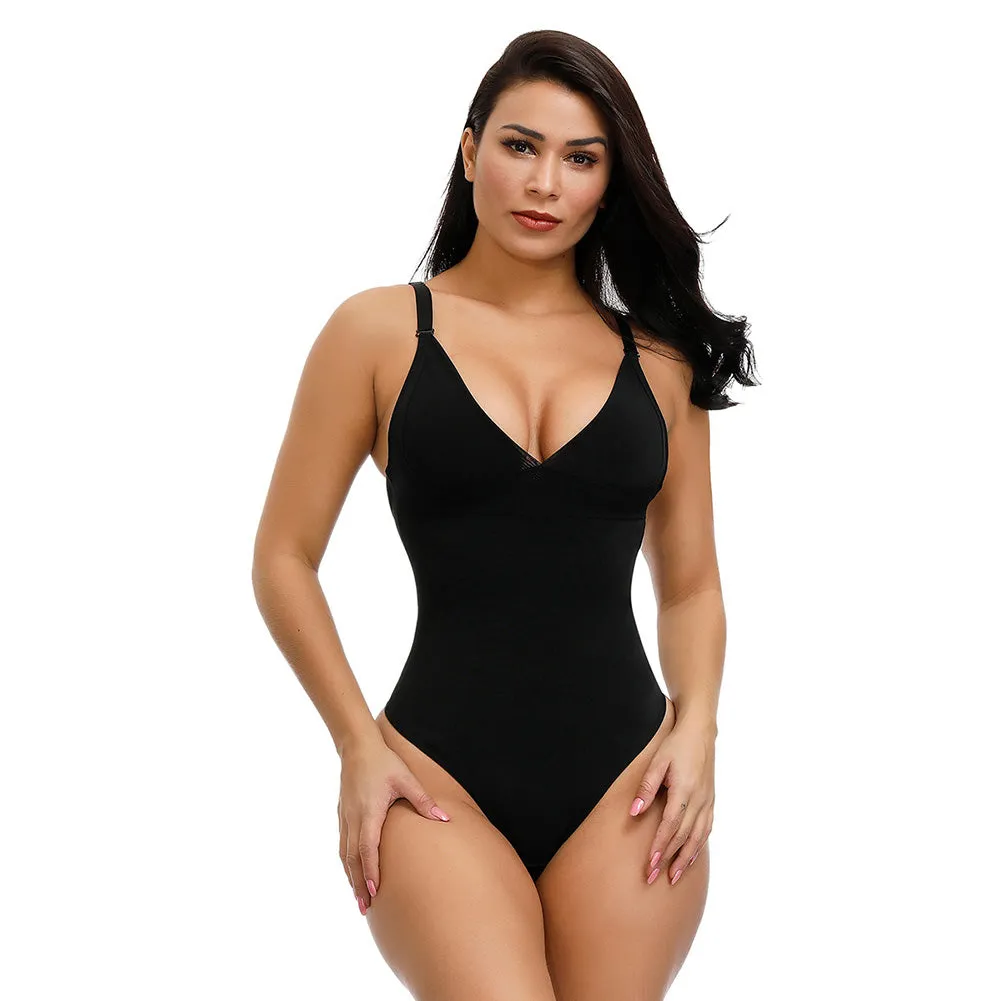 Seamless Low Back Thong Bodysuit
