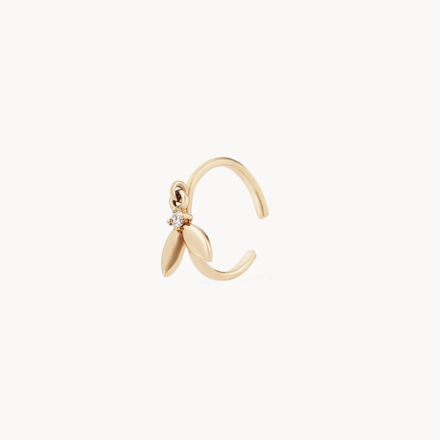 seedling ear cuff - 14k yellow gold
