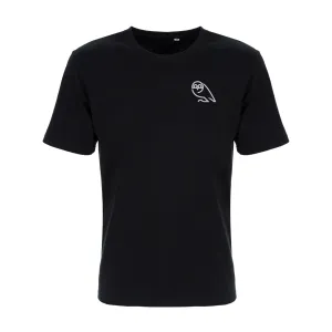 Sheffield Wednesday Black T-shirt, White Owl Kids T Shirt