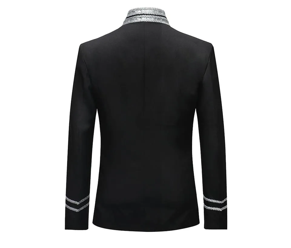 Single Breasted Suit Drama costume Party Blazer