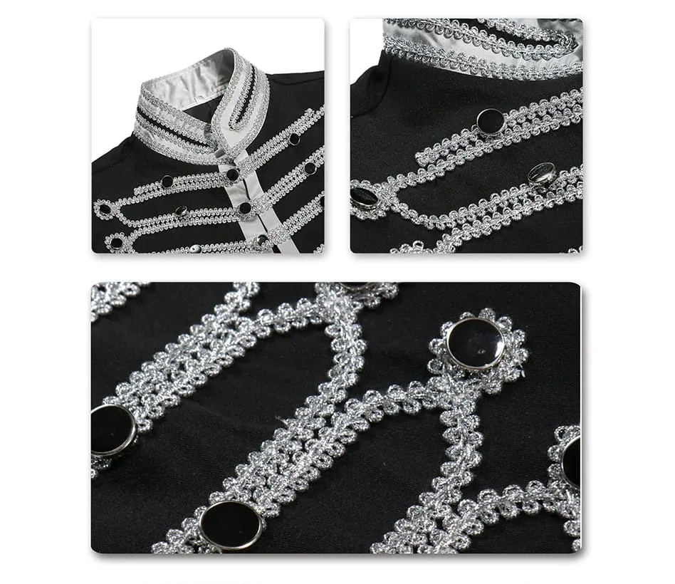 Single Breasted Suit Drama costume Party Blazer