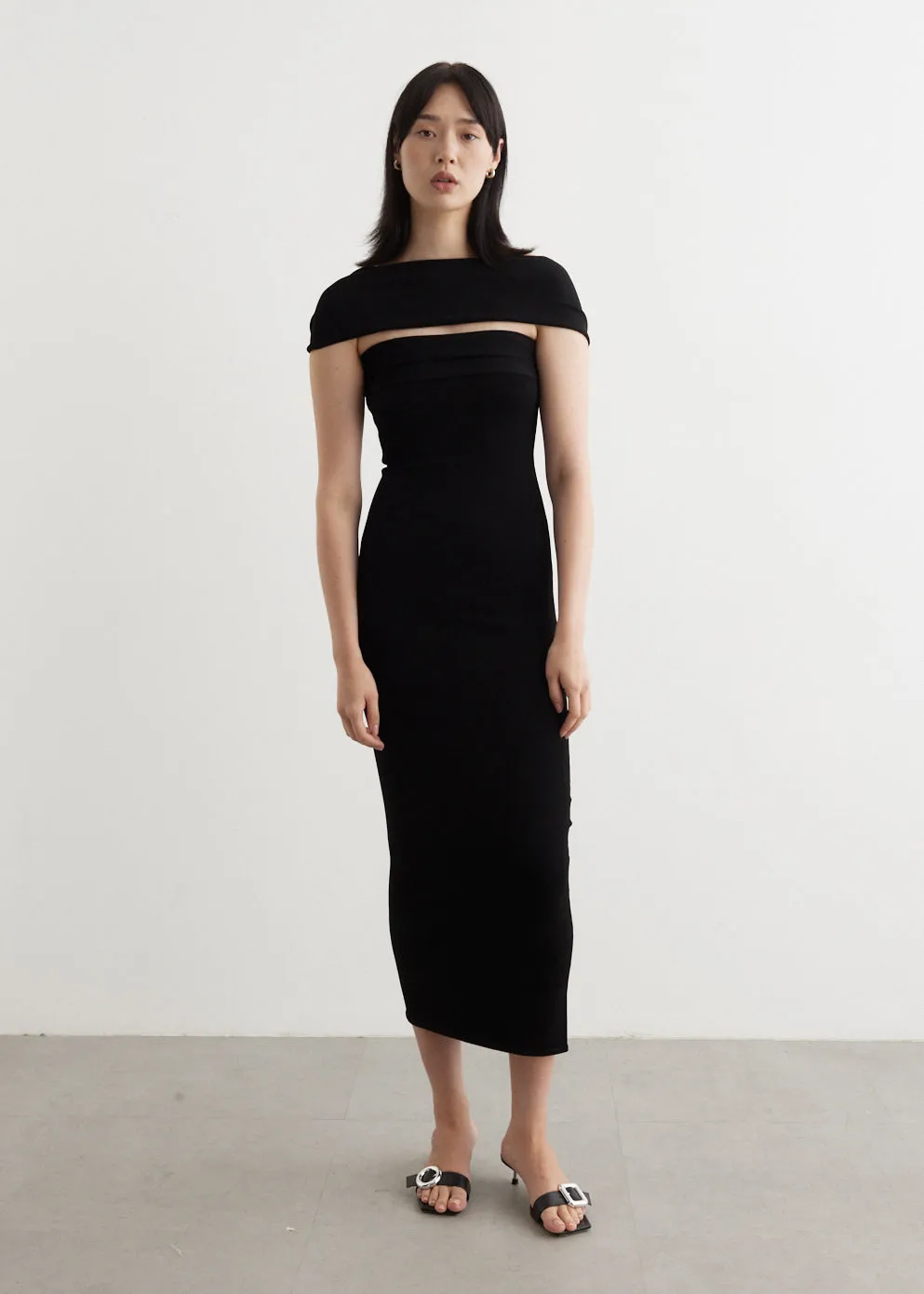 Slip-Through Knit Dress