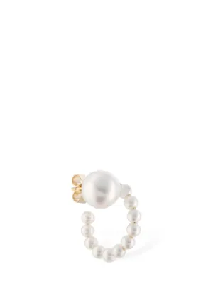 Sophie Bille Brahe   Lien De Perles mono earring 