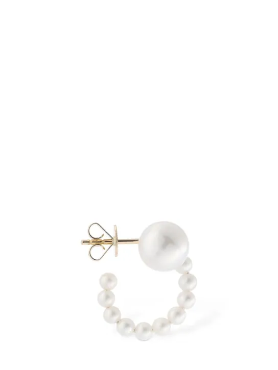 Sophie Bille Brahe   Lien De Perles mono earring 