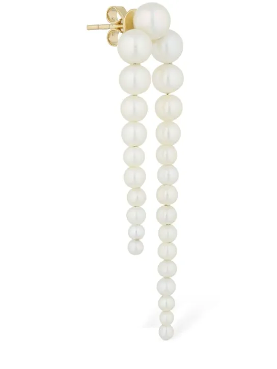 Sophie Bille Brahe   Rx Perle Nuit mono earring 