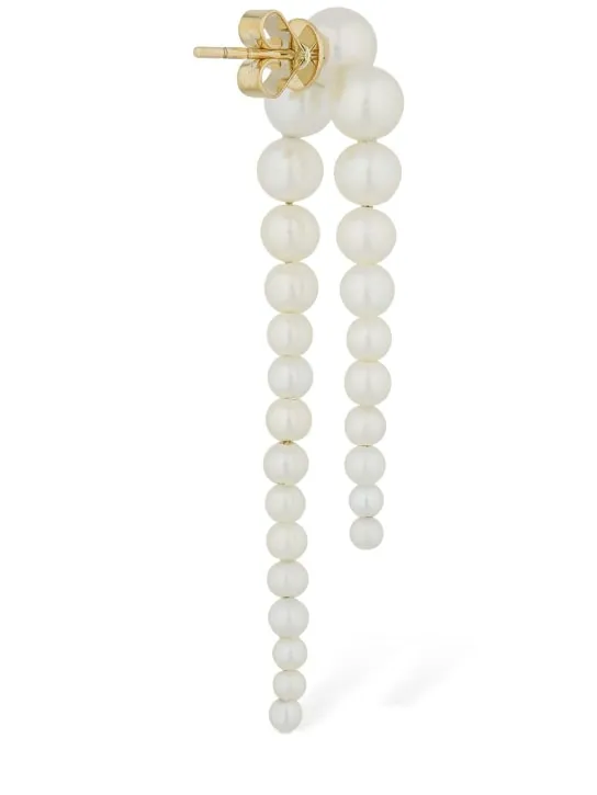 Sophie Bille Brahe   Rx Perle Nuit mono earring 