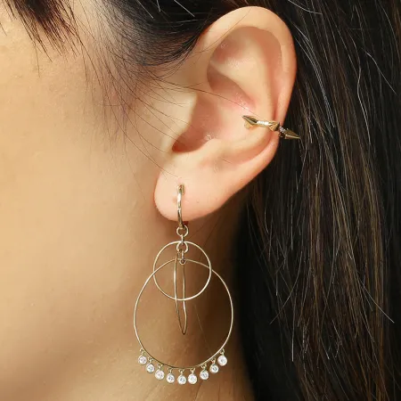 Spike Diamond Ear Cuff