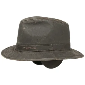 Stetson Cotton Traveller With Ear Flaps Brown | Buy Stetson Cotton Traveller With Ear Flaps Brown here | Outnorth