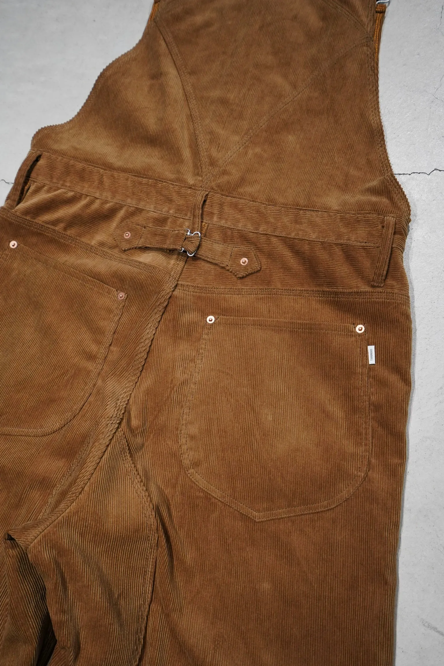 SUGARHILL CORDUROY OVERALL(BROWN)