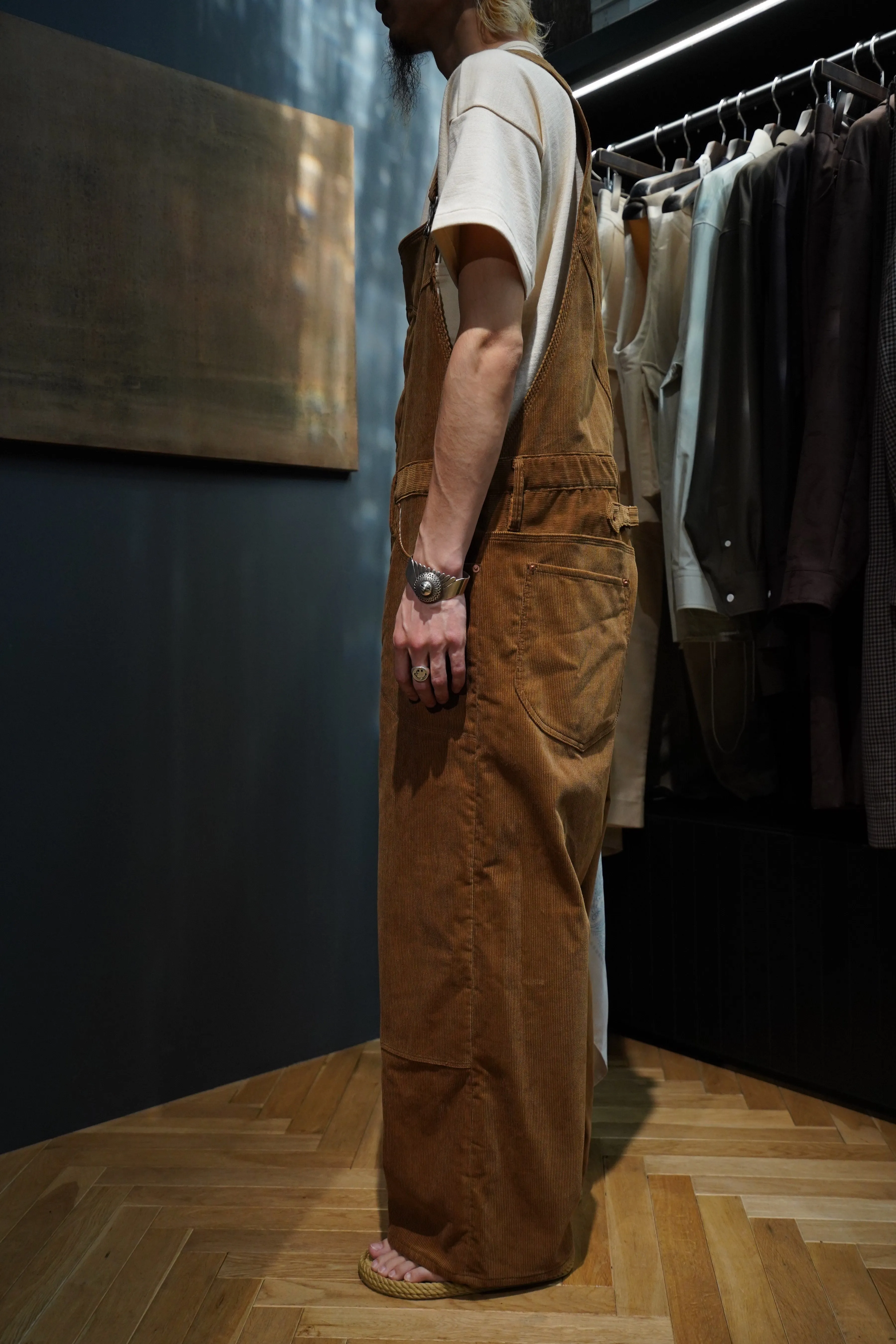 SUGARHILL CORDUROY OVERALL(BROWN)