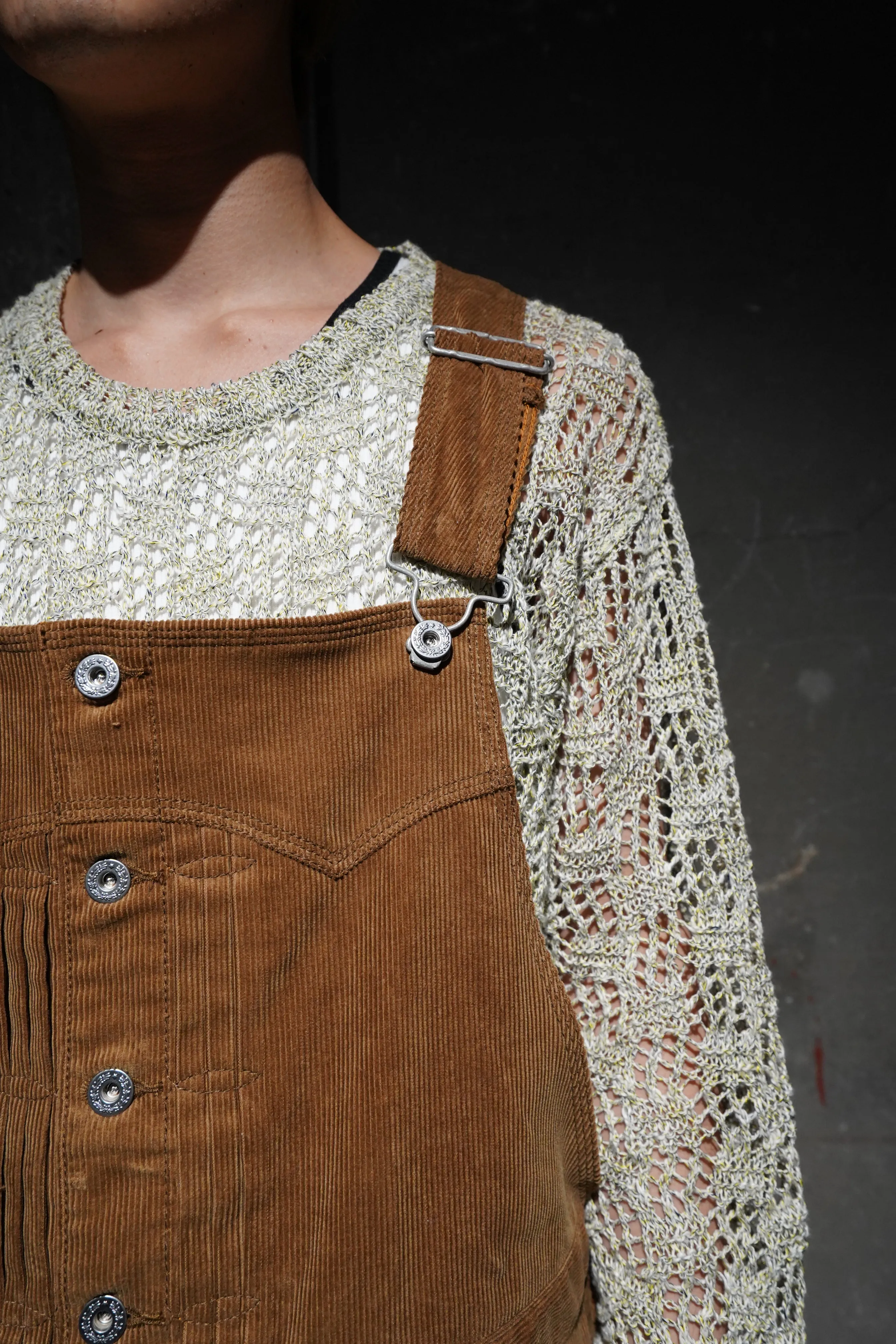 SUGARHILL CORDUROY OVERALL(BROWN)
