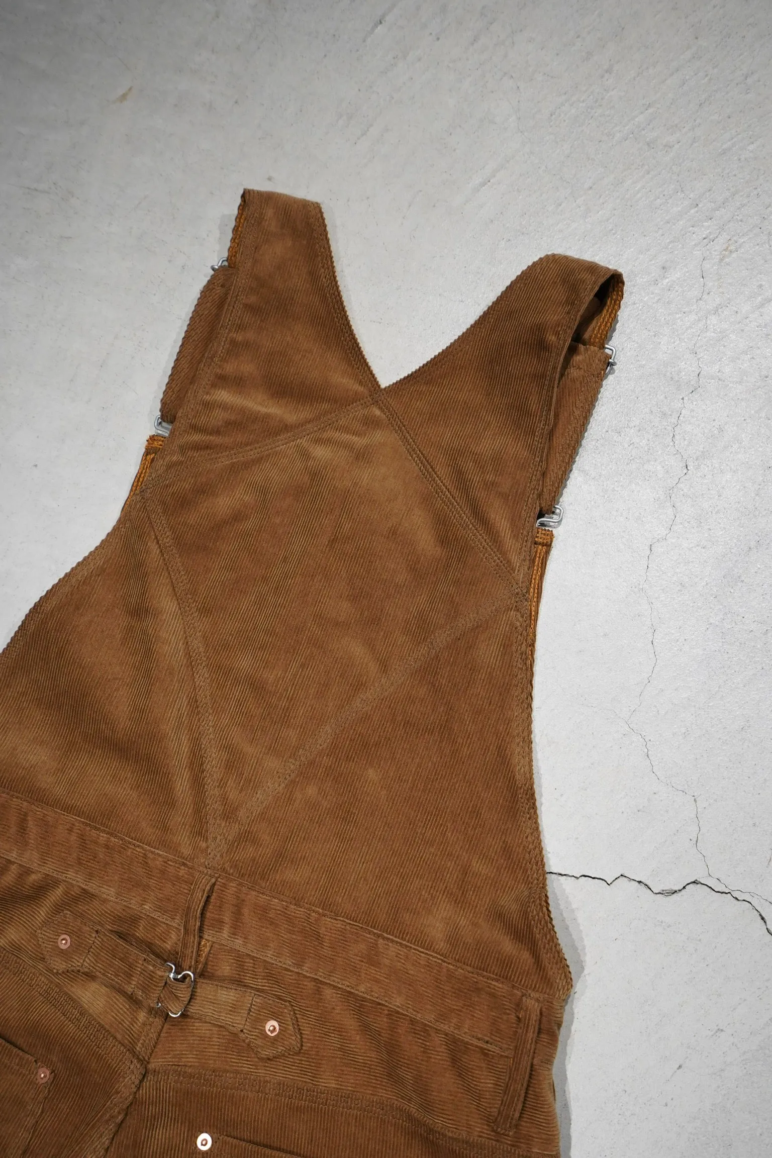 SUGARHILL CORDUROY OVERALL(BROWN)