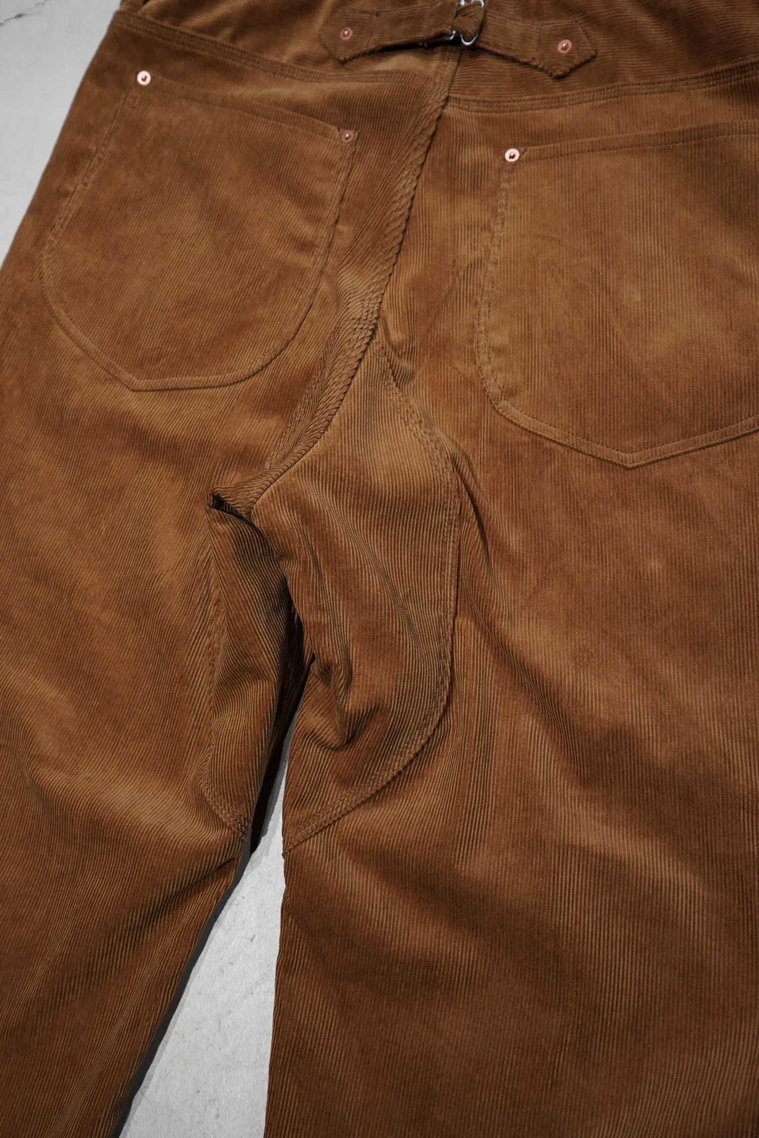 SUGARHILL CORDUROY OVERALL(BROWN)