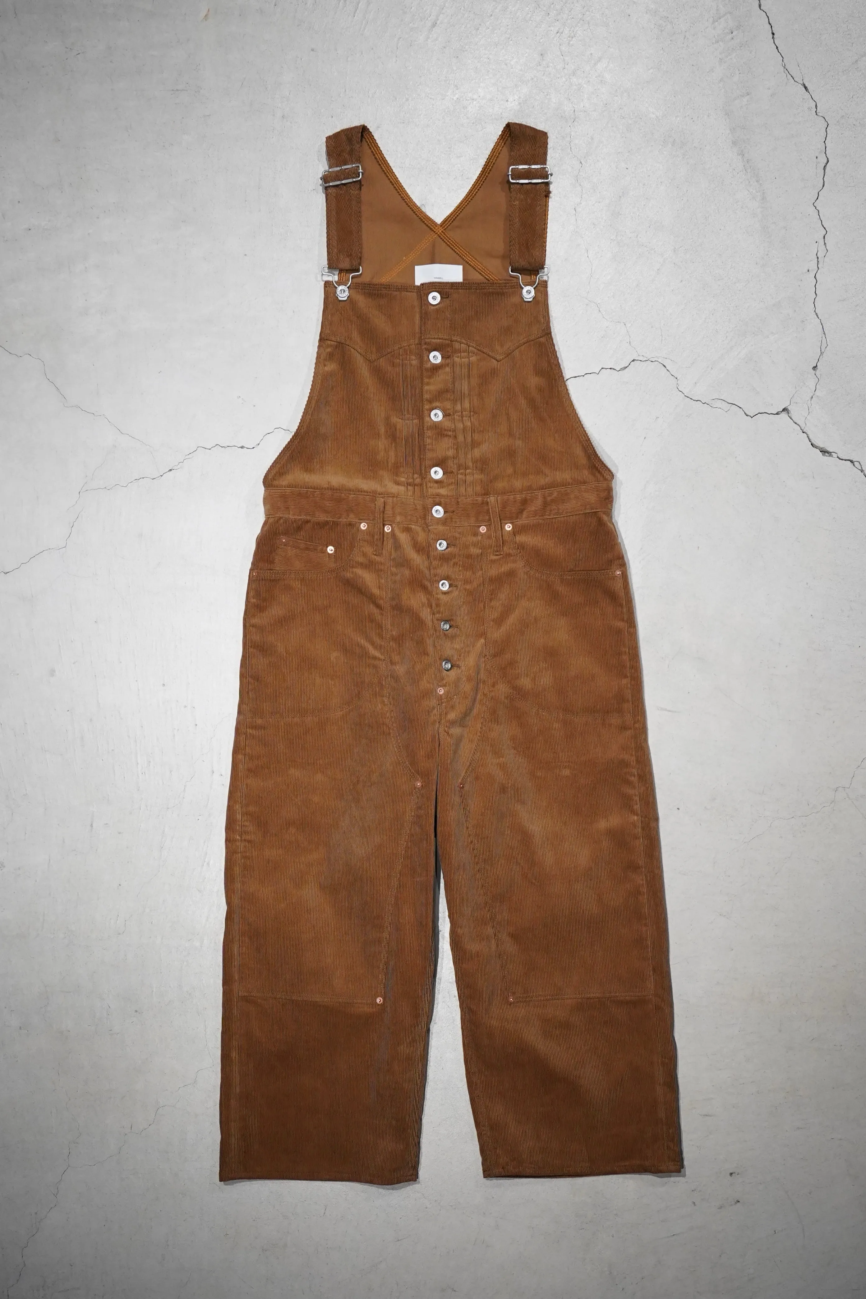 SUGARHILL CORDUROY OVERALL(BROWN)