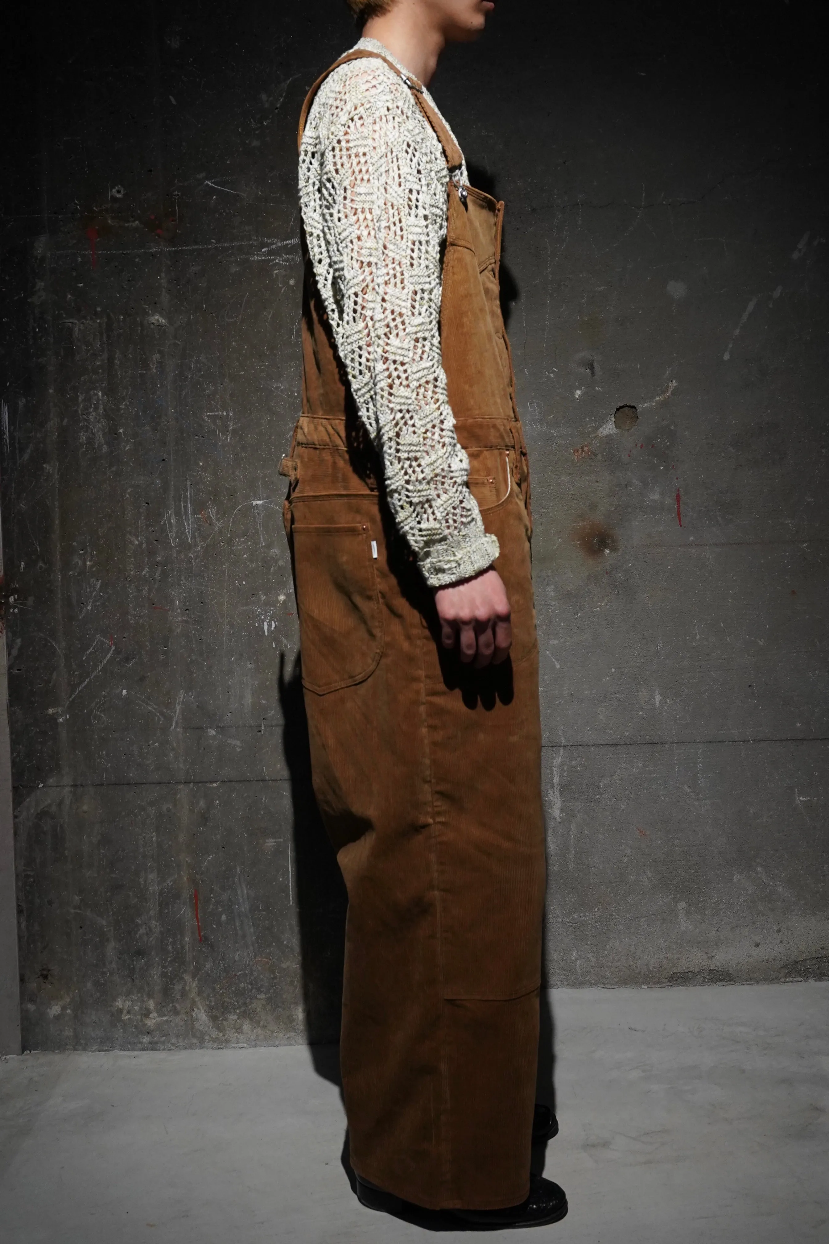 SUGARHILL CORDUROY OVERALL(BROWN)