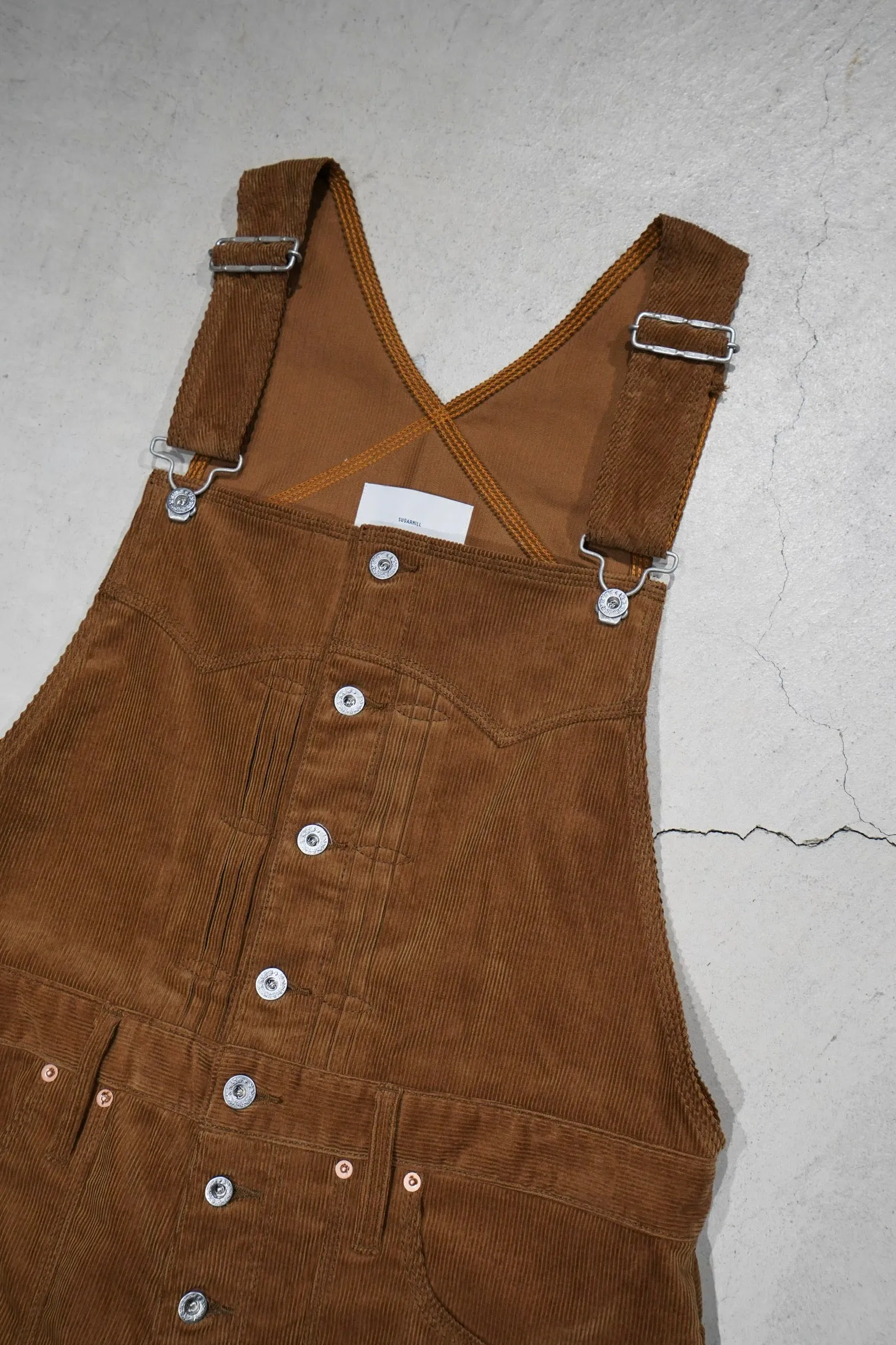 SUGARHILL CORDUROY OVERALL(BROWN)