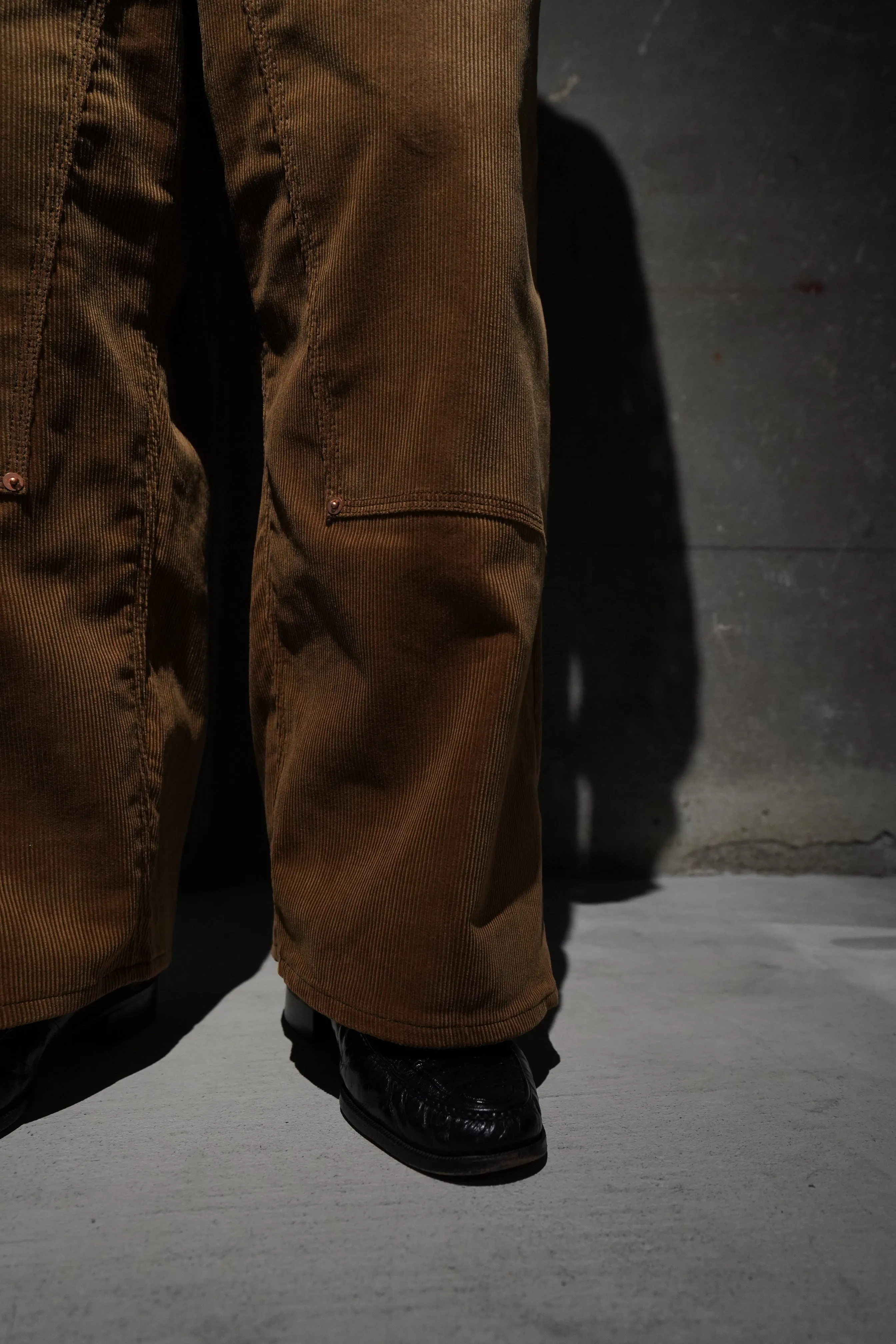 SUGARHILL CORDUROY OVERALL(BROWN)
