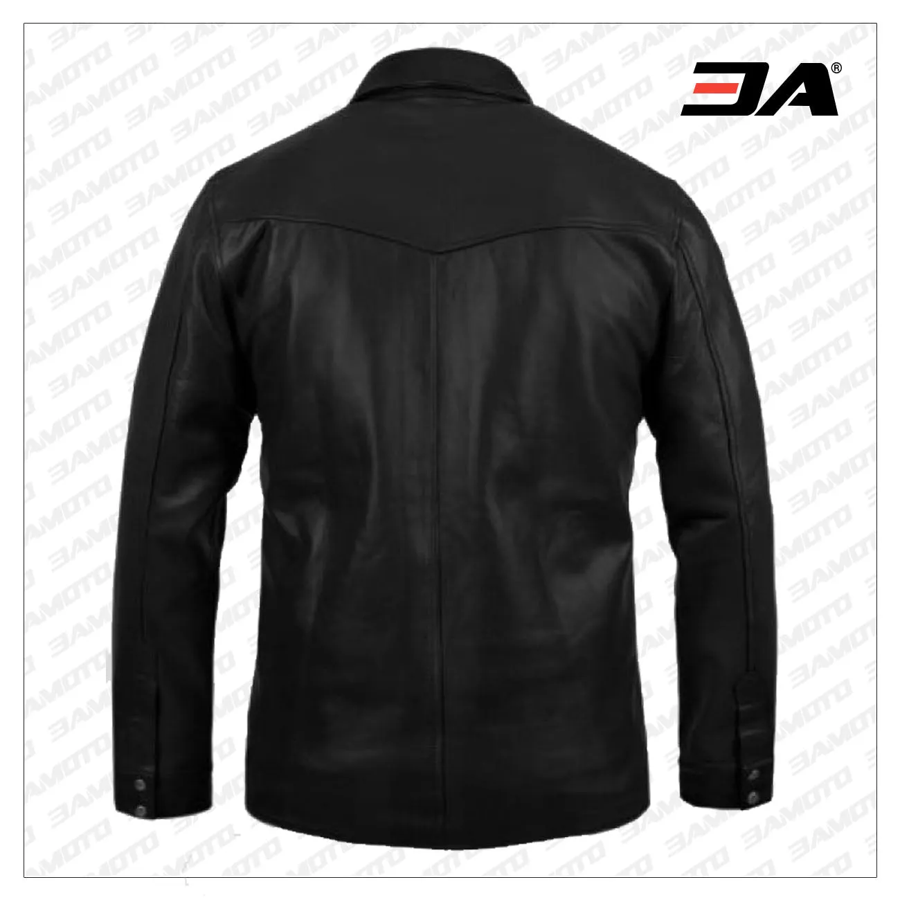 Superiority Men Leather Shirt