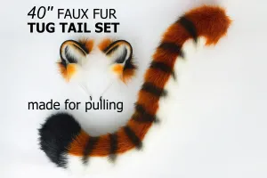 Tiger ear and tail