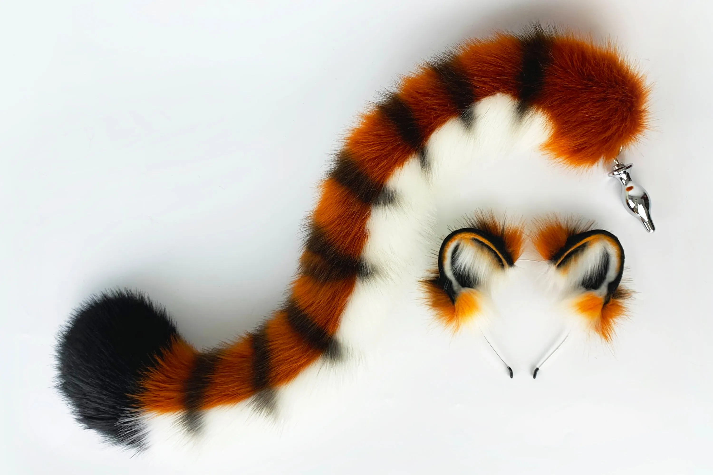 Tiger ear and tail