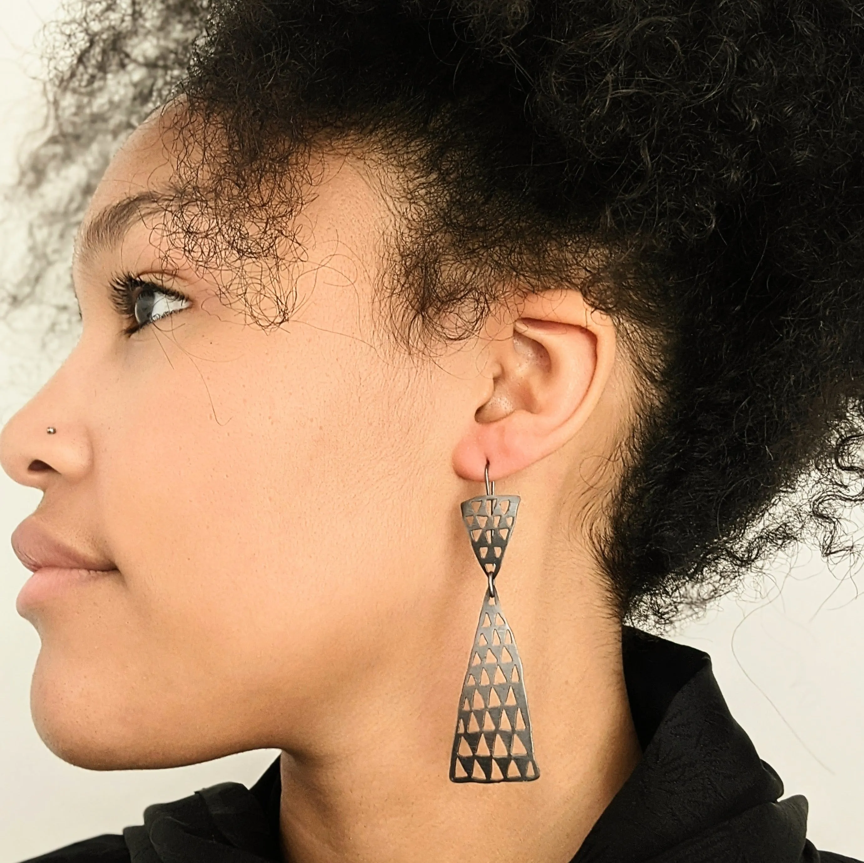 Triangles in Triangles Earrings