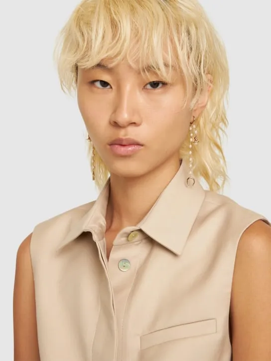 Vivienne Westwood   Samara faux pearl ear cuff earrings 
