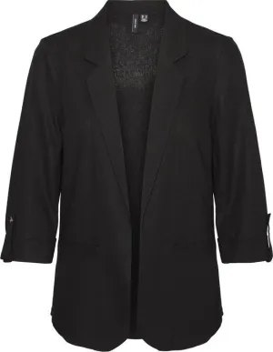 Vmjesmilo 3/4 Loose Blazer Wvn Ga N - Zwart