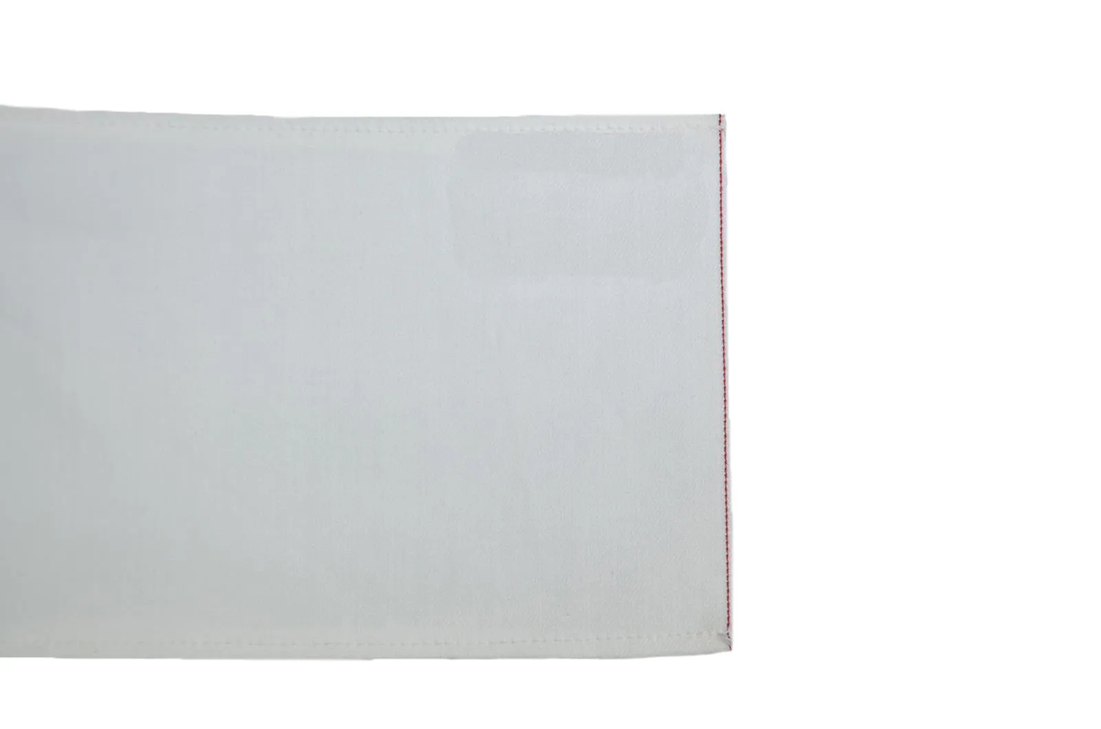 WHITE DENIM DOTTED RED SELVEDGE *