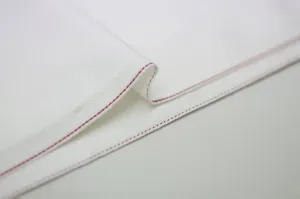 WHITE DENIM DOTTED RED SELVEDGE *