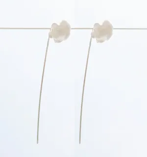 White Spit Bomb Earrings