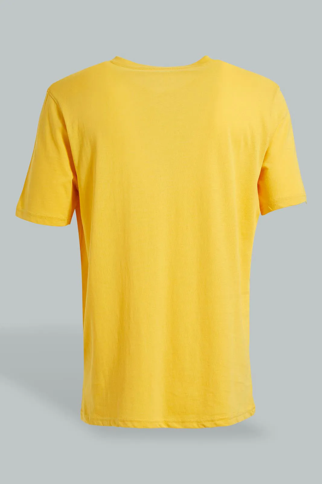Yellow Henley T-Shirt